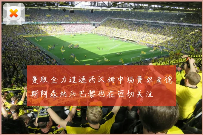 曼联全力追逐西汉姆中场费尔南德斯阿森纳和巴黎也在密切关注